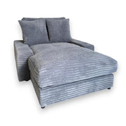 CELIA SOFA, SOFT AND UPRIGHT IN THICK RIBBED FABRIC, 180X135CM