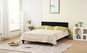 MELBOURNE CAMA WITH SOMMIER WITH BLACK VELVET 140X190CM