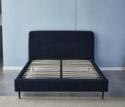 CAMA SOMIER NUAGE CON LANA NEGRA 140X190CM