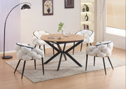 MESA DE COMEDOR EXTENSIBLE LILIPUTIEN CON ACABADO DE ROBLE DE ASPECTO NATURAL QUE APORTA CALIDEZ 120/160X75CM