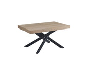 EXTENDABLE 140/200X90X75CM FEATURES AN OAK FINISH WITH A NATURAL WARMTH.