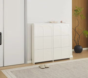 BEYROUTH SHOE CABINET WITH WHITE EFFECT MEASURING 112X120X17CM