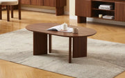 MESA DE CENTRO AMBRE EN NOGAL DE 120 X 70 X 45 CM
