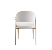 LAMIA CHAIR WITH WOODEN LEGS AND BEIGE VELVET SEAT.
