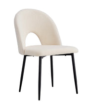TEDDY CHAIRS IN BEIGE TEDDY FABRIC WITH BLACK METAL FEETS.