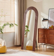 MIRROR IN WALNUT COLOR MEASURING 170X70CM