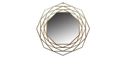 NEPTUNE DESIGN MIRROR WITH GOLD FINISHING MEASUIRNG 91CM