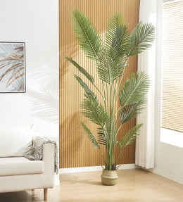 ARTIFICIAL PLAM TREE WITH POT INCLUDED MEASURING 200CM