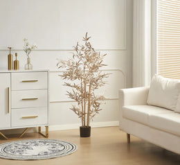 ARTIFICIAL GOLDEN BAMBOO PLANT INCLUDED MEASURING 120CM