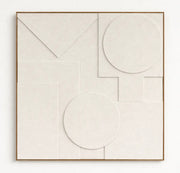 ELEGANT BEIGE FRAME MEASURING 101X101CM