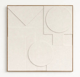 ELEGANT BEIGE FRAME MEASURING 101X101CM