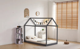 ROBINSON CHILDREN`S BED IN GREY 90X190CM WITHOUT MATRESS