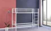 LUNA SEPARABLE BUNK BED IN WHITE METAL MEASUIRNG 90X190CM + 90X190CM WITHOUT MATRESS.