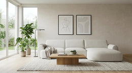 PALERMO SOFA IN BEIGE TORO FABRIC WITH ELEGANT DESIGN AND COMFORTABLE.MEASURING 310X165CM