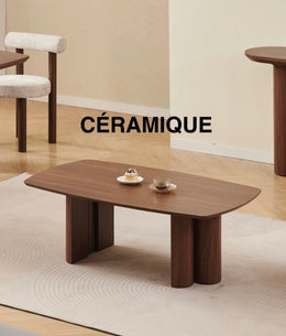 TRINITY CERAMIC COFFEE TABLE MEASURING 120X70X45CM