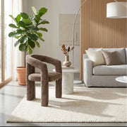 A SIERRA CHAIRS WITH CREMONA MOCA FABRIC.