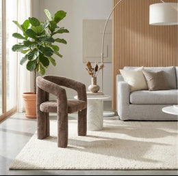 A SIERRA CHAIRS WITH CREMONA MOCA FABRIC.