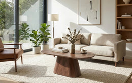 OURLET COFFEE TABLE IN WALNUT EFFECT LEGS WITH WALNUT WOOD EFFECT TABLE TOP . MEASUREMENT 120X60X45CM