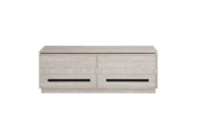 BAIETA TV UNIT WITH TRAVERTINE EFFECT MDF WITH 2 DRAWERS 160X40X60CM