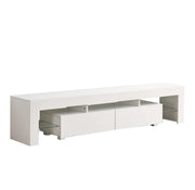 ECLIPSE TV UNIT WITH WHITE COLOR WITH DIFFRENT COLORS 180X35X38CM