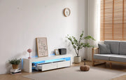 ECLIPSE TV UNIT WITH WHITE COLOR WITH DIFFRENT COLORS 180X35X38CM