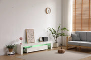 ECLIPSE TV UNIT WITH WHITE COLOR WITH DIFFRENT COLORS 180X35X38CM