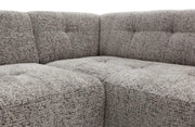 BOVINO CORNER SOFA WITH TAUPE FEATURING A MODREN CORNER DESIGN WITH COMFORTABLE SEATING AND ELEGANT UPHOLSTERY.