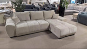 BONN CONVERTIBLE RIGHT CORNER SOFA WITH BEIGE FABRIC 260X50X90CM