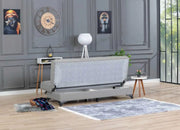 LYON CONVERTIBLE 3 SEATER WITH GREY COLOR VELVET