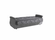 SOFÁ CONVERTIBLE BUKET DE 3 PLAZAS CON DISEÑO IMPRESO GRIS 215X80X80CM