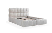 LA TELA DE PELO PREMIUM BEIGE BASE 160X200 COMBINA LA ELEGANCIA MODERNA CON UNA COMODIDAD EXCEPCIONAL. SU DISEÑO ACOLCHADO NUBOSO Y ESPACIOSO. INCLUYE CANAPÉ Y SIN COLCHÓN