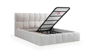 LA TELA DE PELO PREMIUM BEIGE BASE 160X200 COMBINA LA ELEGANCIA MODERNA CON UNA COMODIDAD EXCEPCIONAL. SU DISEÑO ACOLCHADO NUBOSO Y ESPACIOSO. INCLUYE CANAPÉ Y SIN COLCHÓN