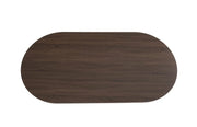 NUEVA MESA DE COMEDOR ANNA CON BASE Y TABLERO EFECTO NOGAL QUE CREAN UN DISEÑO CÁLIDO Y ELEGANTE. MEDIDAS: 180X90X75CM
