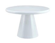 ASSIA DINING TABLE IN WHITE FEATURES A CLEAN AND MODREN DESIGN.120X75CM