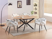 MESA DE COMEDOR EXTENSIBLE LILIPUTIEN CON ACABADO DE ROBLE DE ASPECTO NATURAL QUE APORTA CALIDEZ 120/160X75CM
