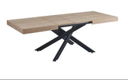 EXTENDABLE 140/200X90X75CM FEATURES AN OAK FINISH WITH A NATURAL WARMTH.