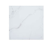 MESA DE CENTRO ALINA CON ACABADO DORADO Y MÁRMOL BLANCO DE 80X80X45CM