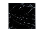 ALINA COFFEE TABLE WITH GOLD FINISH AND BLACK MARBLE MEASURING 100X100X45CM