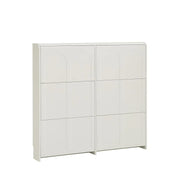 BEYROUTH SHOE CABINET WITH WHITE EFFECT MEASURING 112X120X17CM
