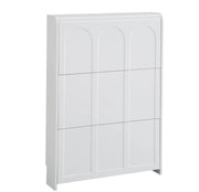BEYROUTH SHOE CABINET IN MDF WITH WHITE EFFECT MEASURING 112X80X17CM