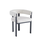VAIANA CHAIRS WITH BLACK METASL LEGS AND BEIGE VELVET SEAT.MEASURING 51X51X72CM