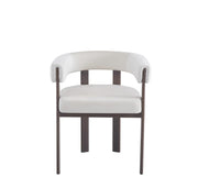 VAIANA CHAIRS WITH WALNUT EFFECT AND BEIGE VELVET SEAT.MEASURING 51X51X72CM