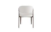 LAMIA CHAIRS WITH WALNUT LEGS IN BEIGE VELVET.MEASURING 49.5X47X77.5CM