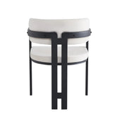 SILLAS MELLOW CON PATAS DE METAL NEGRO Y ASIENTO DE TERCIOPELO BEIGE. MIDEN 50X49X79CM