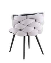SILLAS LOLIPOP CON PATAS DE METAL NEGRO Y ASIENTO DE TERCIOPELO GRIS CLARO.