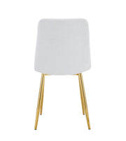 SILLA ELISA CON PATAS DORADAS Y ASIENTO GRIS SERGE.