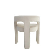 MAESTRO CHAIRS IN BEIGE VELVET.MEASURING 60X46X76CM