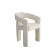 MAESTRO CHAIRS IN BEIGE VELVET.MEASURING 60X46X76CM