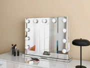 VANITY MIRROR WITH 11 LED BLUBS.