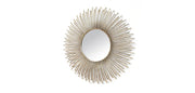 JUPITER STYLE MIRROR WITH GOLD FINISHING.MEASURING 76CM